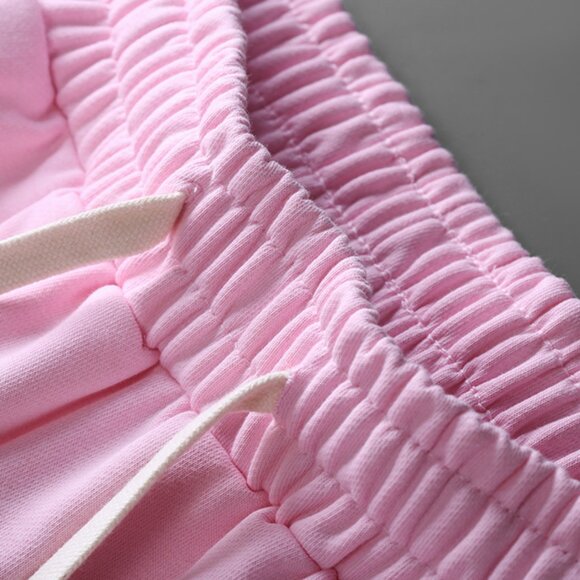 Casablanca Pink Graphic-Print Drawstring Athletic Shorts - Picture 4 of 8